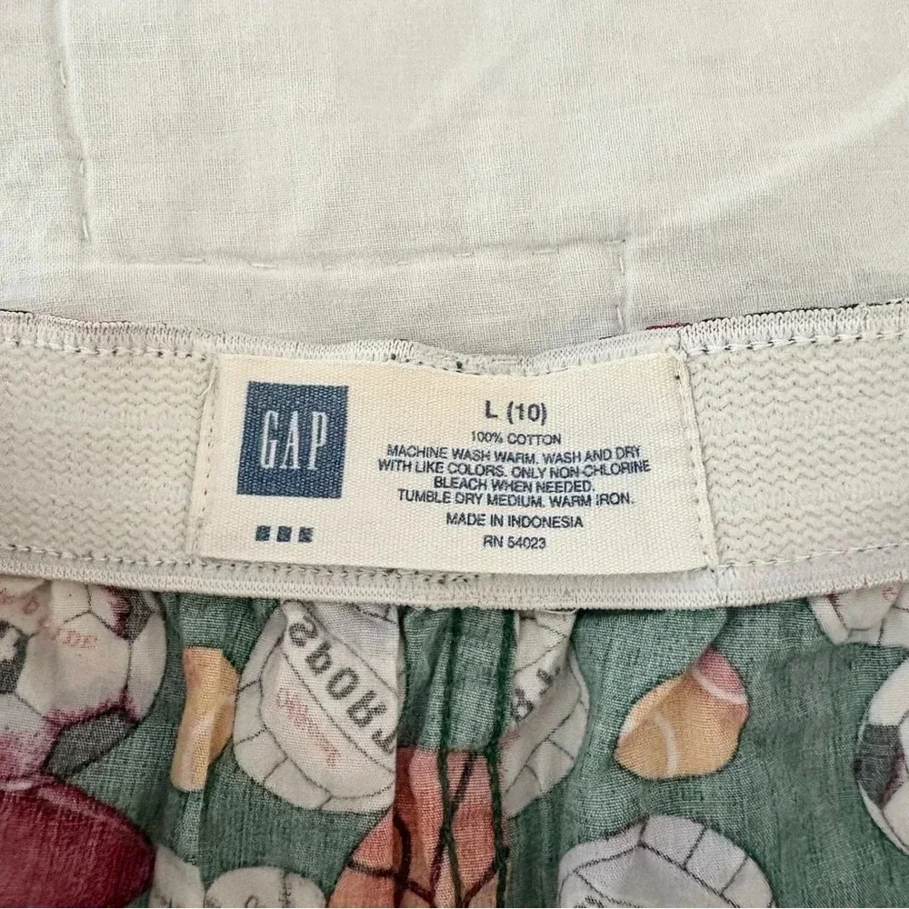 Vintage Kids 2004 GAP Cotton Sports Football Basketball Soccer Shorts Size 10